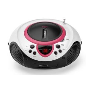 Lenco SCD38 Draagbare CD/USB Speler Roze