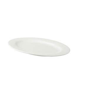 Schaal Wit Plat 23x16 Royalivory