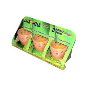 Citronella Terra Cotta Potjes Set van 3