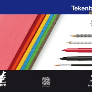 Kangaro K-5588 Tekenblok A4+ (24x34,5cm) 110 Gram 20 Vel Assorti