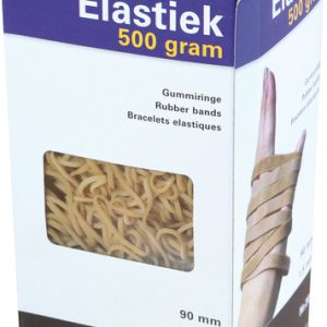 Kangaro K-5009-500 Elastiek Nr. 20 90x1,5mm 500gr Naturel