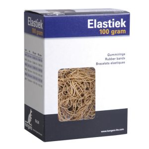 Kangaro K-5009-100 Elastiek Nr. 20 90x1,5mm 100gr Naturel