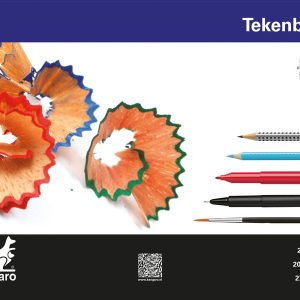 Kangaro K-5550 Tekenblok 270x360mm 200gr 20 Vel, Wit
