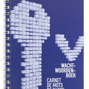 Kangaro K-59191002 Wachtwoordenboek Blauw Met 64 Bladzijde 105x147mm Spiraal