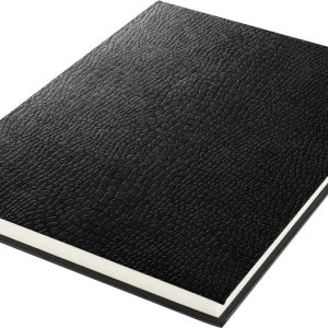 Kangaro K-5320 Schetsboek A5 Creme 120gr Blanco Papier, 140 Blz Hard Cover Zwart