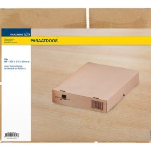 Raadhuis RD-351144-10 Paraatdoos Hersluitbaar 305x215x50mm Bruin 10 Stuks