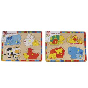Big Tree Houten Inlegpuzzel Dieren