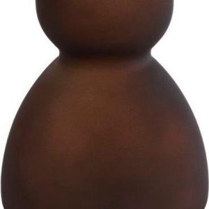 Gifts Amsterdam Vaas Diabolo 22 X 21 Cm Glas Matbruin