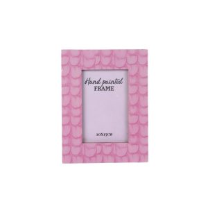 Fotolijst Masie 16x21.5x1 cm Hout/Emaille/Roze
