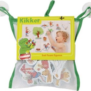 Bambolino Toys Kikker Badspeelgoed Badfiguren Educatief Speelgoed in Opbergnetje