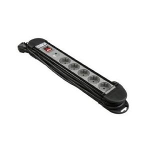 VB 61080 Tafelcontactdoos Pro 5-Voudig + RA 3M + Schakelaar