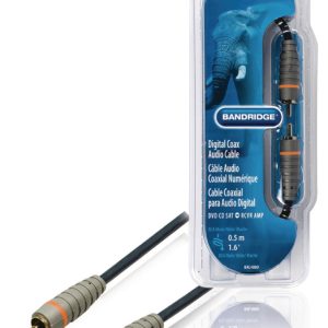 Bandridge Bal4800 Digitale Coax-audiokabel 0,50 M