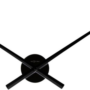 NeXtime NE-3118ZW Wandklok Dia. 70 Cm, Zwart, 'Hands'