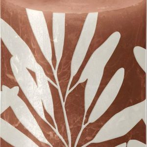 Bolsius Kaars Roze met Print