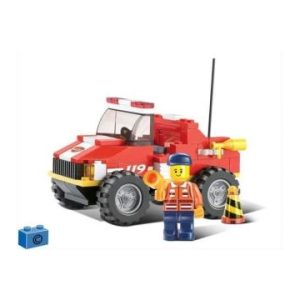 Sluban Fire Alarm M38-B0217 Brandweerjeep 118-delig