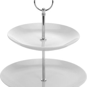 Excellent Houseware Etagere Porselein 2 Dlg Dia 17 Cm Hoog 25 Cm