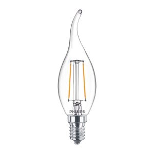 Philips LED Classic Kaarslamp 25W BA 35 E14 Warm Wit