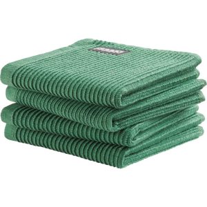 DDDDD Vaatdoeken 30x30 cm 4 Stuks Groen/Katoen