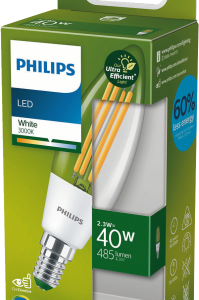 Philips LED CLA 40W B35 E14 3000K CL Verlichting