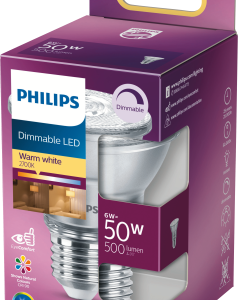 Philips LED Classic50W PAR20 E27 WW 25D D 1SRT4 Verlichting