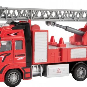 Metal Brandweerwagen 1:38 Rood 12CM