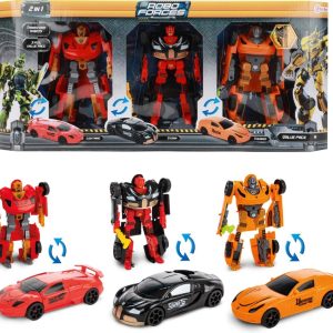 Roboforces Transformer Robots 10cm 3-delig