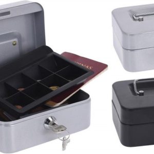 Geldkist Metaal 16.5x13x8cm