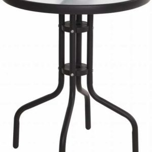 Pro Garden Ronden Glazen Balkon Tafel 60x70cm
