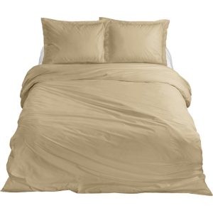Ten Cate Katoen Satijnen Eenpersoons Dekbedovertrek 140x200/220 cm Goud