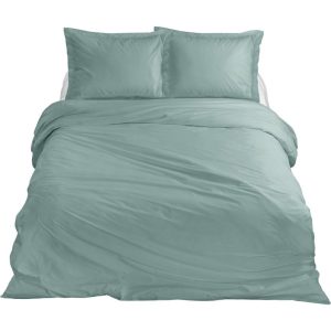 Ten Cate Katoen Satijnen Tweepersoons Dekbedovertrek 200x200/220 cm Mint