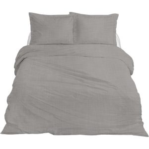 Ten Cate Premium Linnen Eenpersoons Dekbedovertrek 140x200/220 cm Cloudy Grey