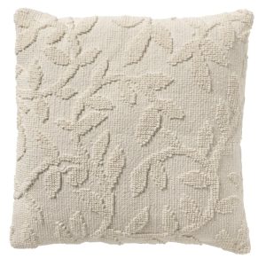 Dutch Decor Hoja Sierkussen 45 X 45 Cm Snow White