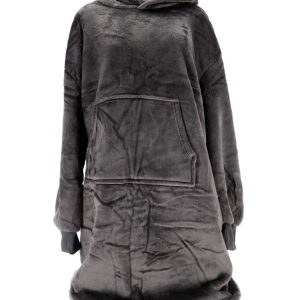 Hoodie Plaid Sherry 70x110 cm Charcoal Grey