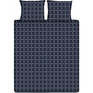 Ten Cate Katoenen Lits-Jumeaux Dekbedovertrek 240x220/220 cm Donkerblauw