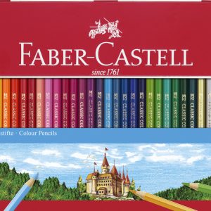 Faber Castell FC-115886 Kleurpotlood Faber-Castell Castle Zeskantig Metalen Etui Met 36 Stuks