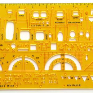 Aristo AR-5060 Architect-combisjabloon 1 : 50