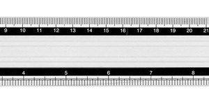Aristo AR-15031 Liniaal 30cm Aluminium Met Rubber Inleg