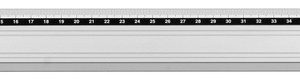 Aristo AR-15051 Liniaal 50cm Aluminium Met Rubber Inleg