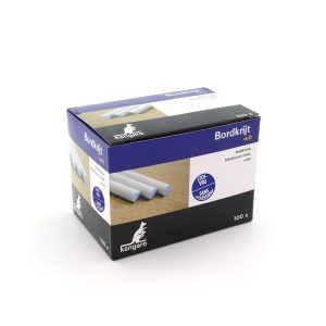 Kangaro K-N100WD Bordkrijt Stofvrij Wit 100 Stuks