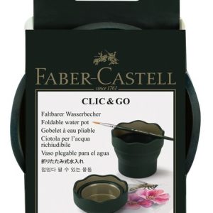 Faber Castell FC-181520 Watercup Clic & Go Donkergroen