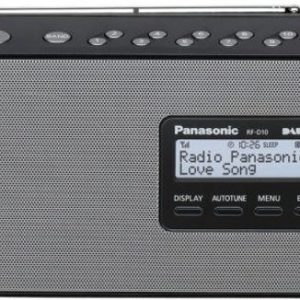 Panasonic RF-D10EG-K Draagbare DAB+ Radio Zwart/Zilver