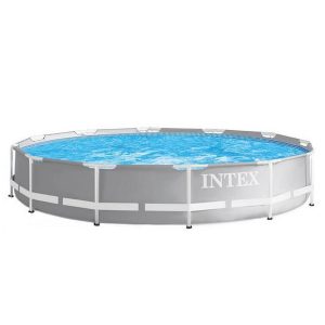 Intex 26710NP Prism Frame Zwembad 366x76 cm Grijs