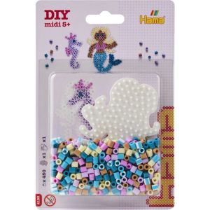 Hama Strijkkralen Midi Aqua Set 450 Stuks