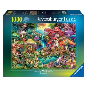 Ravensburger Puzzel Merry Mushroom Village 1000 Stukjes
