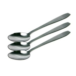 Kiwi Lepels 3 Stuks RVS