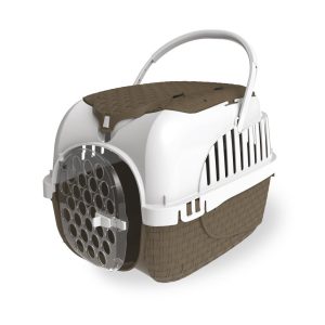 Bama Pet Transportbox 52x33x34 cm Taupe/Wit