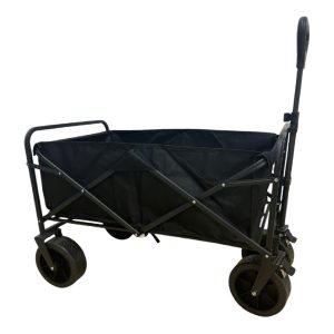 Outdoor Bolderwagen Opvouwbaar 90x51x57 cm Zwart
