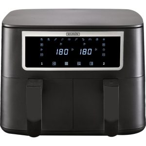 Bourgini Duo Heteluchtfriteuse 2x4L 2600W Zwart