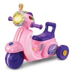VTech Baby 2in1 Loopscooter + Licht en Geluid Roze