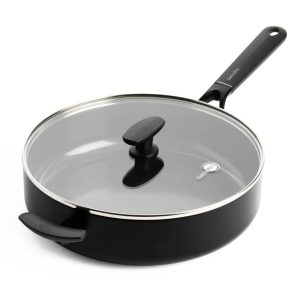 GreenPan Smart Collection Keramische Stoofpan met Deksel 28 cm Zwart